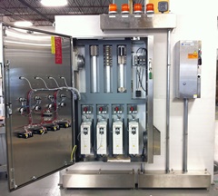 Process Skid Integrated Control Solution, ABB Drive Panel, Industrial Control Panels, ACS880, ASC500